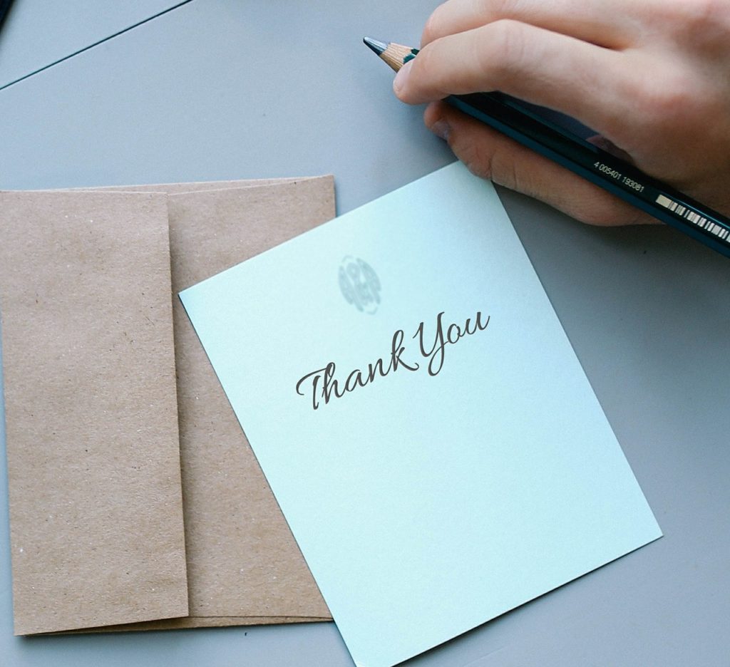 thank you card for adult birthday party 